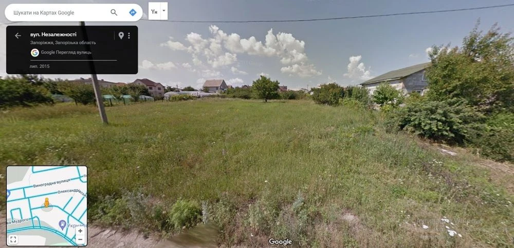 Sale of land for residential development, area 9 acres