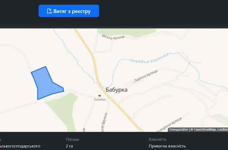 Land plot for sale