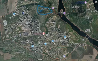 Plot of 15 acres on Vyrva. Private property. Industrial zone.