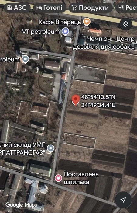 Ділянка під склад.