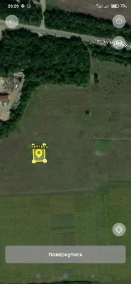 Приватизована земельна ділянка під житлову забудову