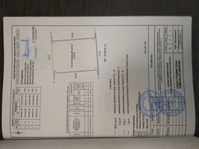 Приватизована земельна ділянка під житлову забудову