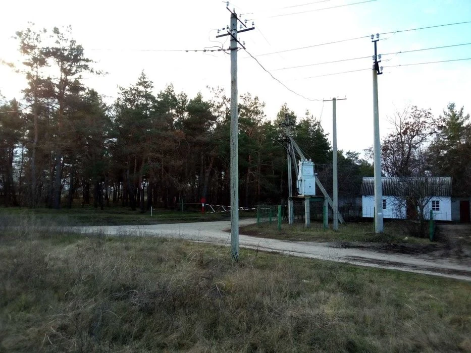 Земельна ділянка біля лісу.