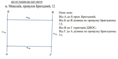 Продам приватизированный земельный участок 7.89 соток,пер. Б
