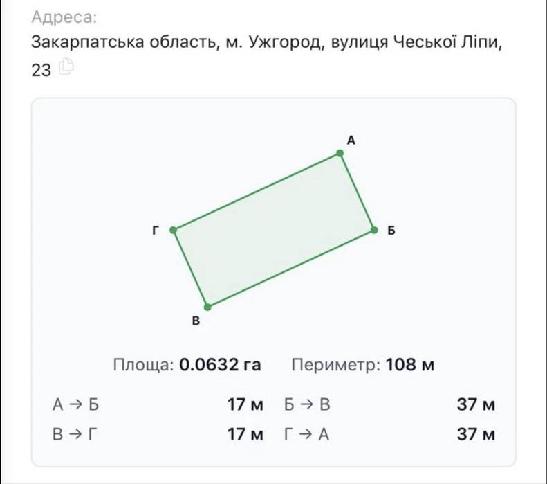 Земельна діляка 12.4 сот Садовий Загорська