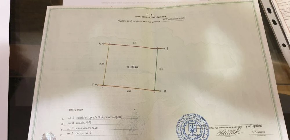 Продаж земельної ділянки з міськими комунікаціями