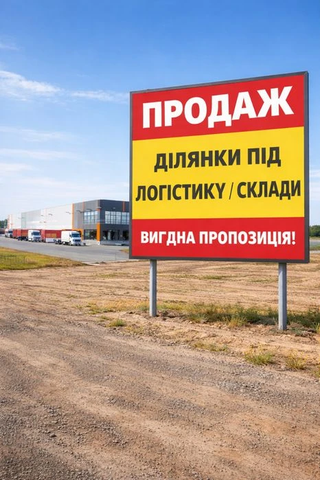 Продаж ділянки під логістику/склад