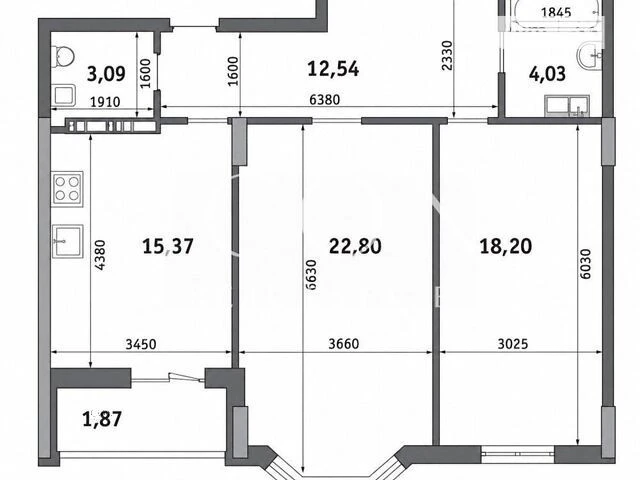 Продаж 3к квартири 77.9 кв. м на вул. Кожум'яцька 7 • ID 347
