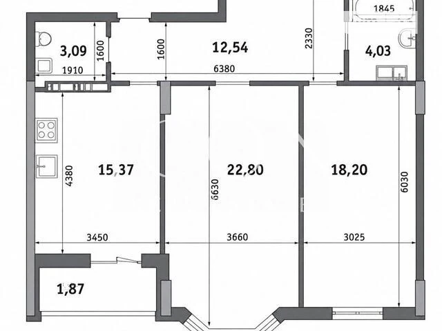 Продаж 3к квартири 77.9 кв. м на вул. Кожум'яцька 7 • ID 347