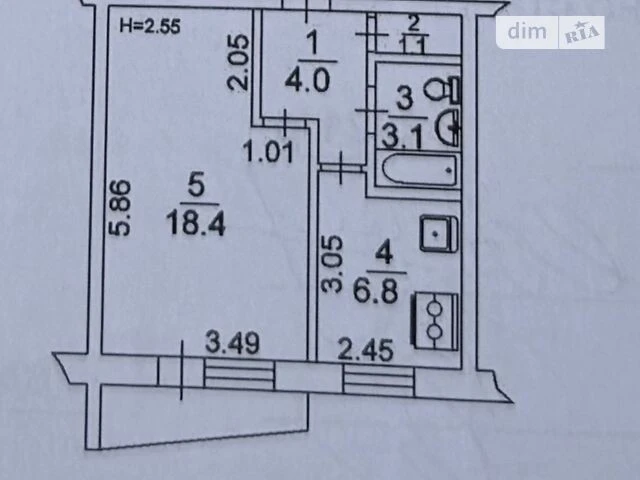Продаж 1к квартири 35.6 кв. м на шосе Харківське 176Б • ID 3