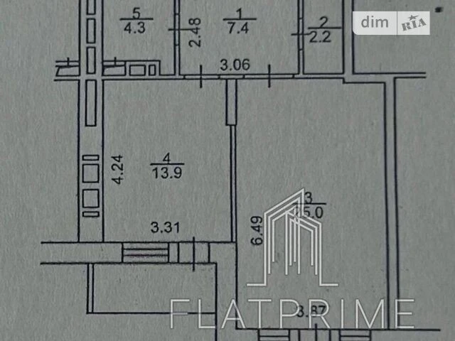 Продаж 1к квартири 60 кв. м на вул. Голосіївська 13А • ID 34