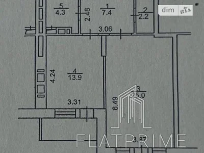 Продаж 1к квартири 60 кв. м на вул. Голосіївська 13А • ID 34