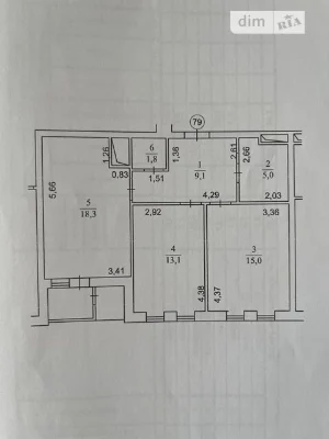 Продаж 2к квартири 65.8 кв. м на вул. Гліба Бабича 8Г • ID 3