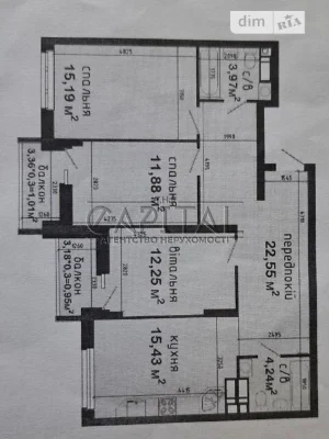 Продаж 2к квартири 87 кв. м на просп. Академіка Глушкова 42