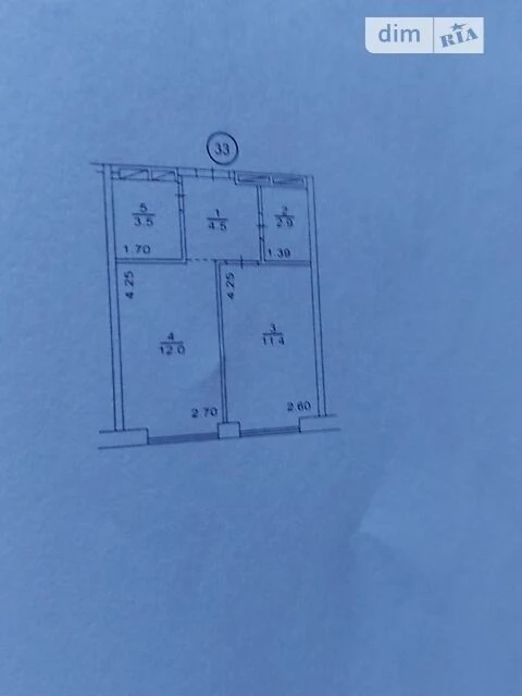 Продаж 1к квартири 34.3 кв. м на вул. Лугова 56А • ID 347847