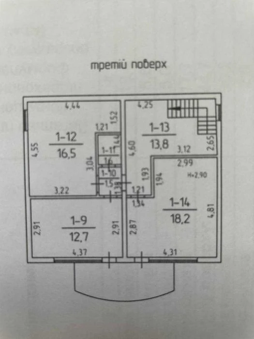 Роскошный 3-этажный дом, с мансардой и видом на м