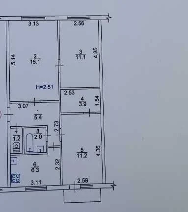 Selling a 3-room apartment in Odessa