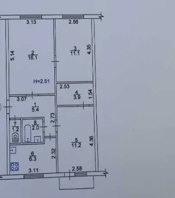 Selling a 3-room apartment in Odessa