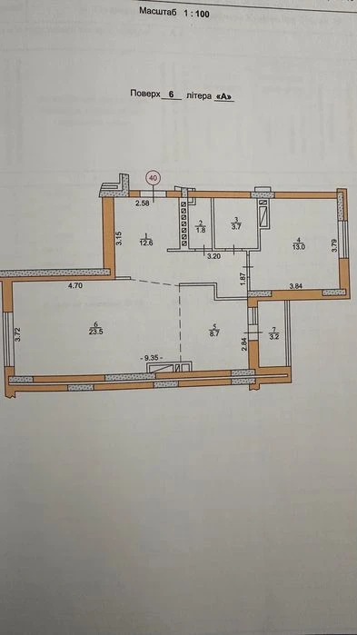 Продаж 1к квартири 66.5 кв. м на бул. Куліша Пантелеймона 1