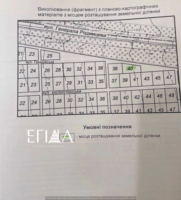 Продаж земельної ділянки Катранівка