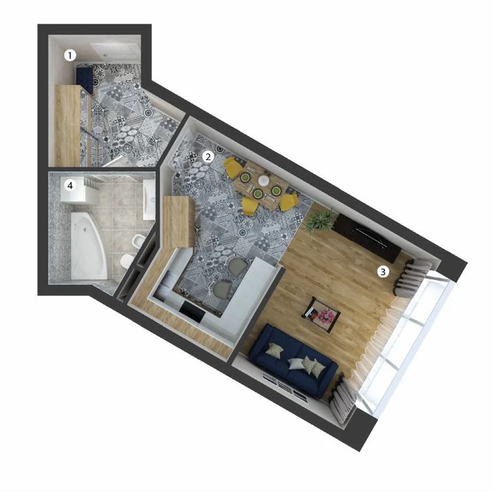 Apartment for sale in Bartolomeo Resort Town