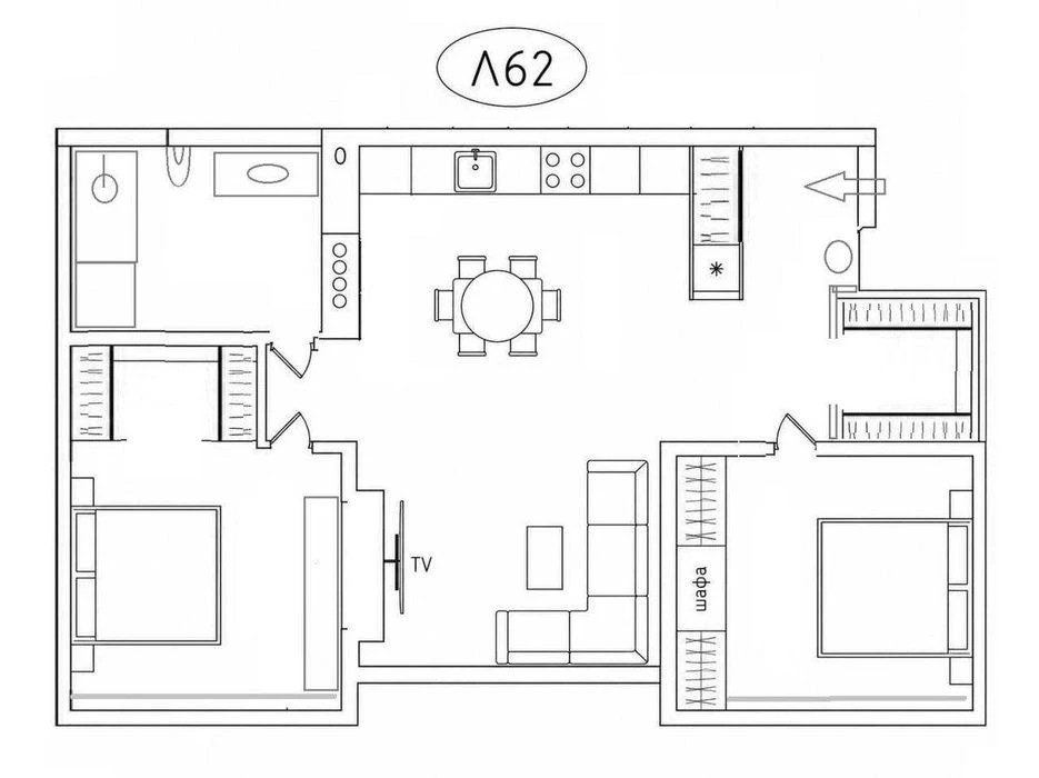 Продаж квартири ЖК Новопечерські Липки | 81 м² | 2 спальні |