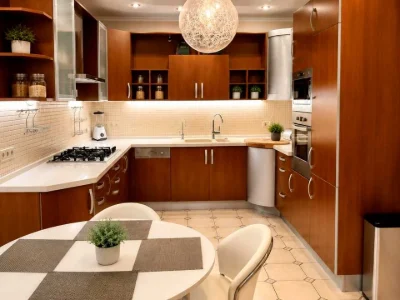 Apartment. Kyiv, Dmytrivska Street.