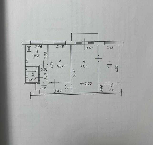 В продаже 3 комн.кв. Новые дома Каденюка