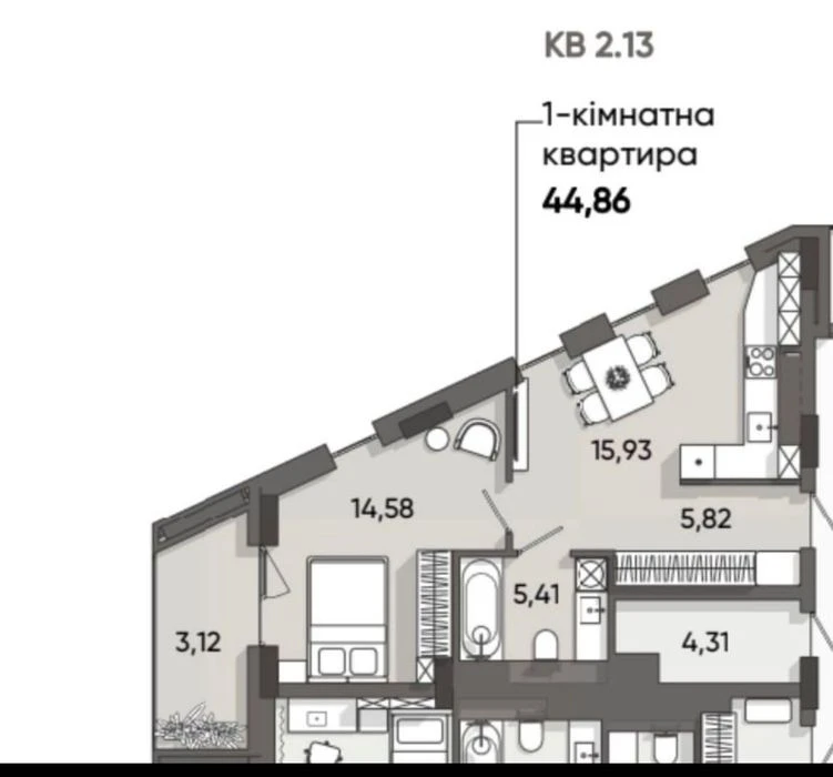 Квартира з коміркою