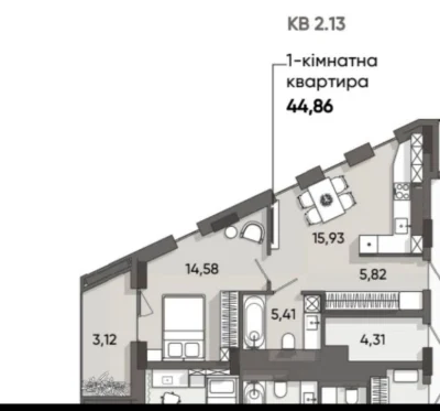 Квартира з коміркою
