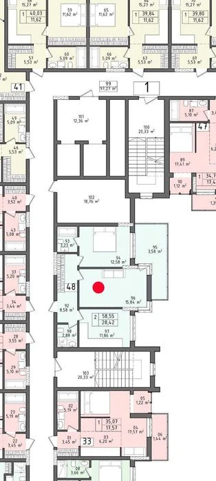 Продається 2-кімнатна квартира, ЖК “Садовий квартал” Код: 48
