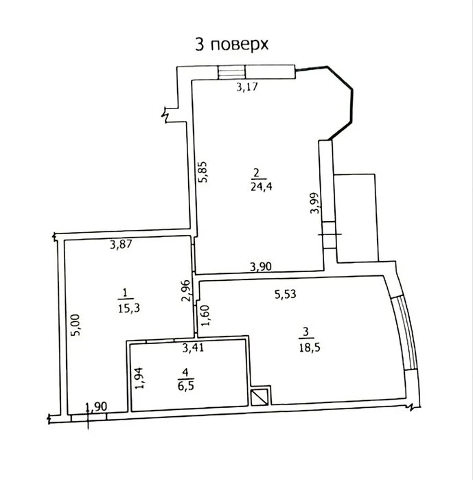 Квартира 66 м² в Аркадии ‼️ ЖК «Гагаринский» від «Стикон». Б