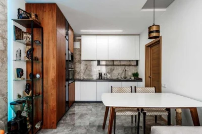2-room apartment with renovation 62 sq.m. in the Seven Seven residential complex, Osokorki, Slav