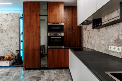 2-room apartment with renovation 62 sq.m. in the Seven Seven residential complex, Osokorki, Slav