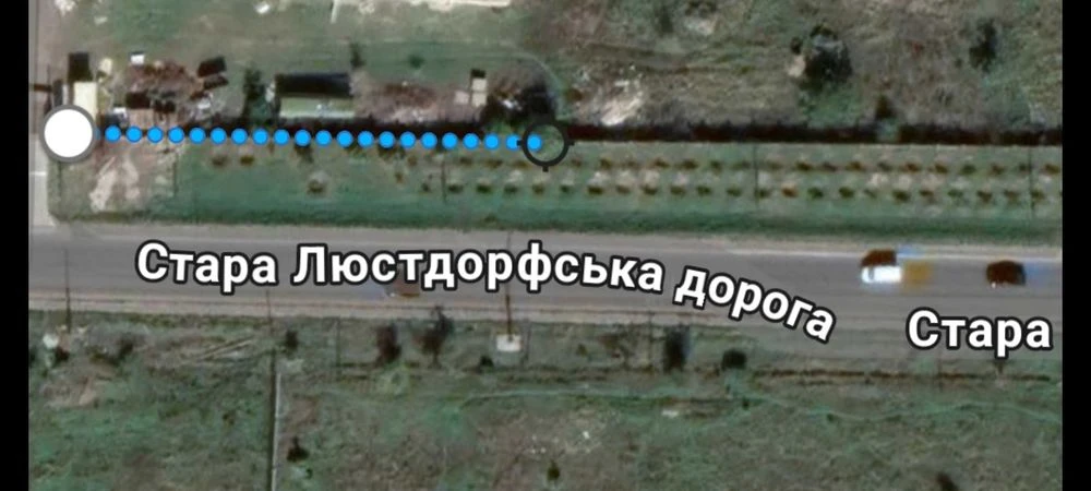 26.07 соток. 60м. фасада на Старую Люстдорфскую дорогу
