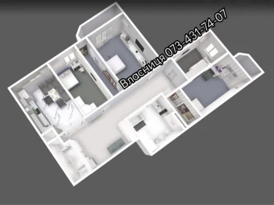 I am selling my 4-room apartment of 162m2 on the 4th floor of the Monte Plaza residential complex
