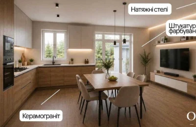 Будинок з ремонтом у котетжному містечку під Києвом. РОЗТЕРМ