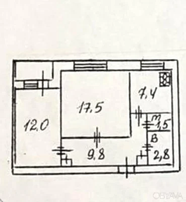 2-комнатная квартира, 54 кв.м