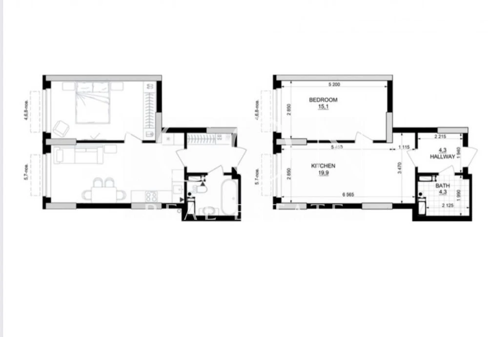 Продаж 1-кімнатної квартири в ЖК KUB 29