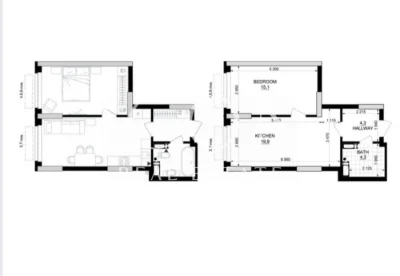 Продаж 1-кімнатної квартири в ЖК KUB 29
