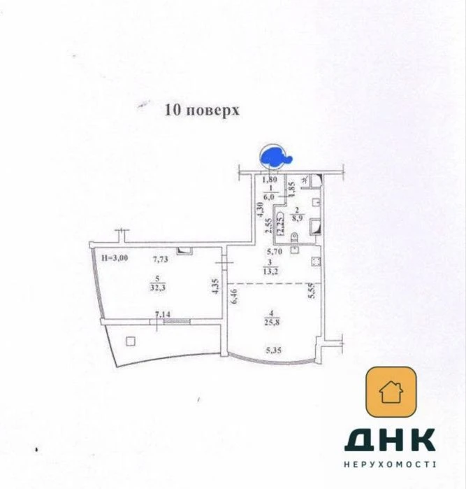 10 станция Фонтана. Стильная однокомнатная квартира с ремонт