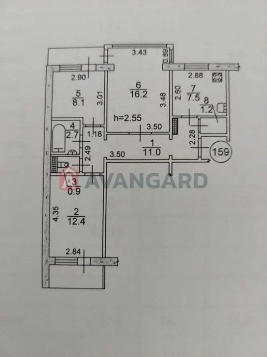 Продам 3 кімнатну квартиру в Хортицькому районі