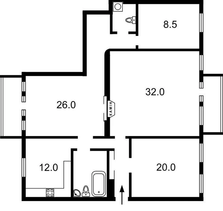 Продаж 4-к квартири, 120м2, з ремонтом, Центр, Лютеранська,