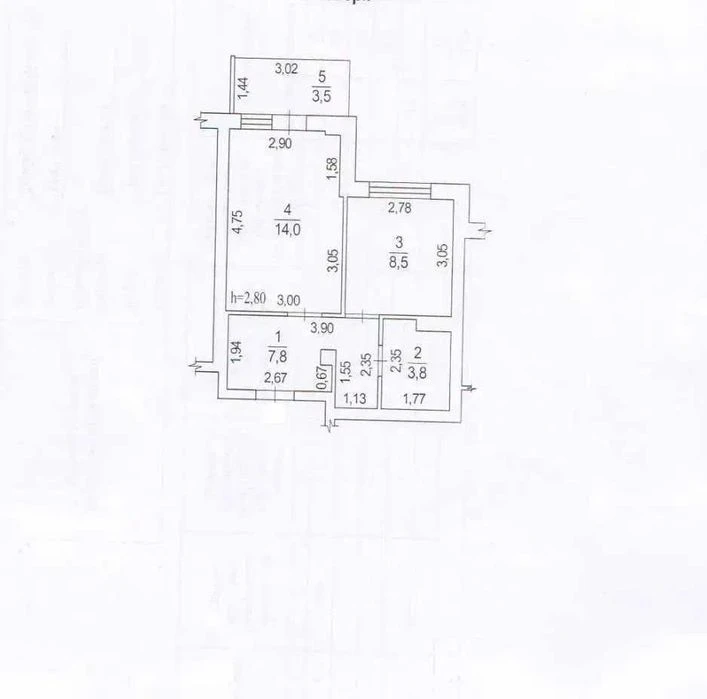 Продаж 1 кімнатної квартири 38 м2 Ремонт Новобудова. №10125