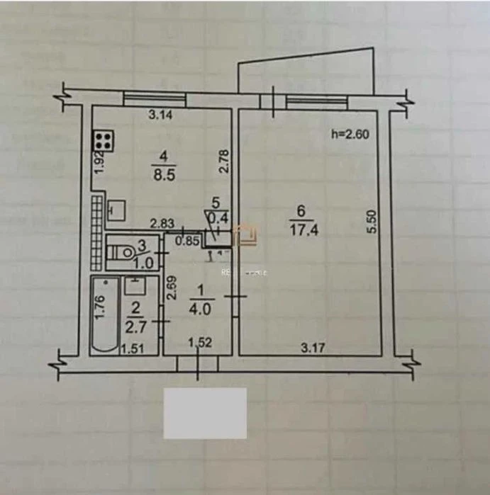 Продам 1 ком квартиру с Ремонтом на ул. Высоцкого - 3 этаж -