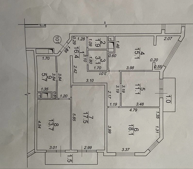 Продам квартиру на Італійському бульварі. Вид на море. 50 же
