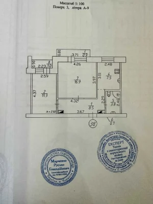 Продаж. 2-кімнатна, 50 м², Градецький | 3/9 | Цегляний будин