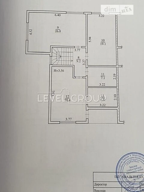 Продаж 2 поверхового таунхауса з ділянкою на 4 сотки, 169.3
