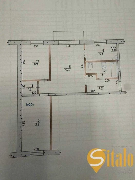 Продаж 3-х кімн. квартири вул. Перемоги район 5-ої Міськліка