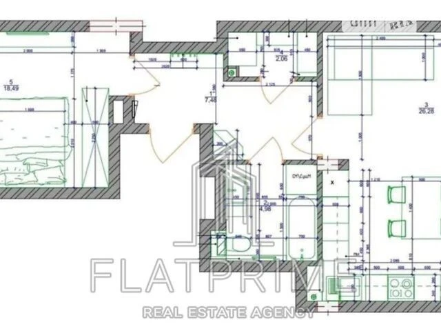 Sale of 1-room apartment 60.5 sq. m. on Teremkivska Street 4A • ID 3